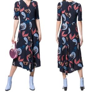 See by Chloe Paisley Print Midi Dress